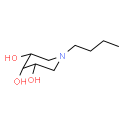 ChemSpider 2D Image | 1-Butyl-3,4,5-piperidinetriol | C9H19NO3