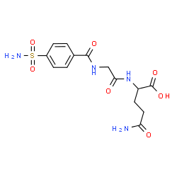ChemSpider 2D Image | N-(4-Sulfamoylbenzoyl)glycylglutamine | C14H18N4O7S