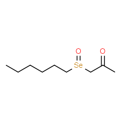 ChemSpider 2D Image | 1-(Hexylseleninyl)acetone | C9H18O2Se