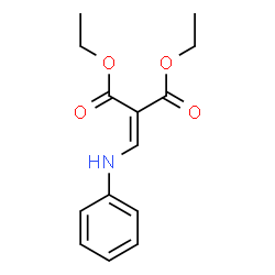 ChemSpider 2D Image | Diethyl anilinomethylenemalonate | C14H17NO4