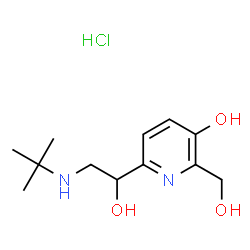 ChemSpider 2D Image | pirbuterol hydrochloride | C12H21ClN2O3