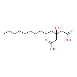ChemSpider 2D Image | 3-Decyl-3-hydroxypentanedioic acid | C15H28O5