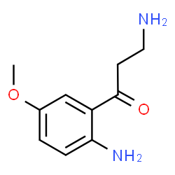 ChemSpider 2D Image | 3-Amino-1-(2-amino-5-methoxyphenyl)-1-propanone | C10H14N2O2