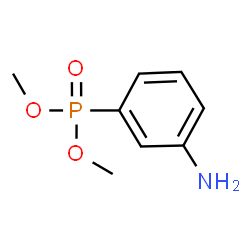 ChemSpider 2D Image | Dimethyl (3-aminophenyl)phosphonate | C8H12NO3P