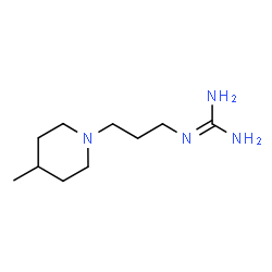 ChemSpider 2D Image | 1-[3-(4-Methyl-1-piperidinyl)propyl]guanidine | C10H22N4