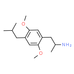 ChemSpider 2D Image | 1-(4-Isobutyl-2,5-dimethoxyphenyl)-2-propanamine | C15H25NO2