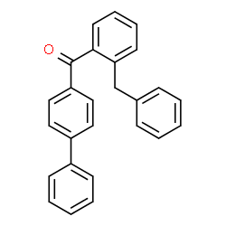 ChemSpider 2D Image | (2-Benzylphenyl)(4-biphenylyl)methanone | C26H20O