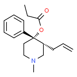ChemSpider 2D Image | ?-allylprodine | C18H25NO2