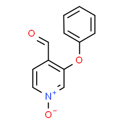 ChemSpider 2D Image | 3-Phenoxyisonicotinaldehyde 1-oxide | C12H9NO3