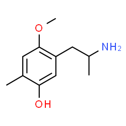 ChemSpider 2D Image | 5-(2-Aminopropyl)-4-methoxy-2-methylphenol | C11H17NO2