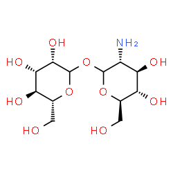 ChemSpider 2D Image | D-Mannopyranosyl 2-amino-2-deoxy-D-glucopyranoside | C12H23NO10