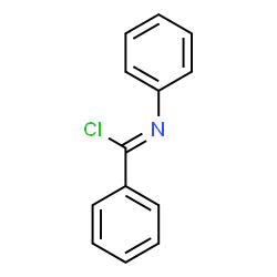 ChemSpider 2D Image | N-Phenylbenzenecarboximidoyl chloride | C13H10ClN