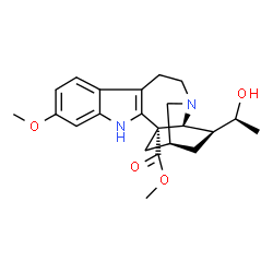 ChemSpider 2D Image | Methyl (2alpha,20S)-20-hydroxy-13-methoxyibogamine-18-carboxylate | C22H28N2O4