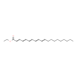 ChemSpider 2D Image | Ethyl 2,4,6,8,10-icosapentaenoate | C22H34O2