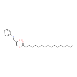 ChemSpider 2D Image | 3-Anilino-2-hydroxypropyl heptadecanoate | C26H45NO3
