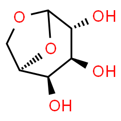ChemSpider 2D Image | (1R,2R,3S,4R)-6,8-Dioxabicyclo[3.2.1]octane-2,3,4-triol | C6H10O5
