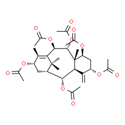 ChemSpider 2D Image | (2alpha,5alpha,7beta,9alpha,10beta,13alpha)-Taxa-4(20),11-diene-2,5,7,9,10,13-hexayl hexaacetate | C32H44O12
