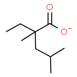 ChemSpider 2D Image | 2-Ethyl-2,4-dimethylpentanoate | C9H17O2