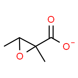 ChemSpider 2D Image | 2,3-Dimethyl-2-oxiranecarboxylate | C5H7O3