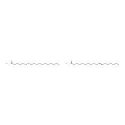 ChemSpider 2D Image | Methyl 11-octadecenoate - methyl octadecanoate (1:1) | C38H74O4