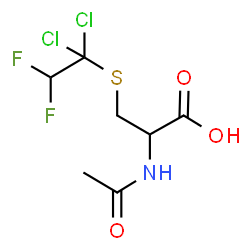 ChemSpider 2D Image | N-Acetyl-S-(1,1-dichloro-2,2-difluoroethyl)cysteine | C7H9Cl2F2NO3S