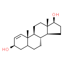 ChemSpider 2D Image | (3beta,17beta)-Androst-1-ene-3,17-diol | C19H30O2