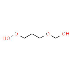 ChemSpider 2D Image | (3-Hydroperoxypropoxy)methanol | C4H10O4