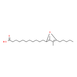 ChemSpider 2D Image | Furan Fatty Acid F6 | C22H38O3