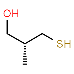 ChemSpider 2D Image | (2R)-2-Methyl-3-sulfanyl-1-propanol | C4H10OS