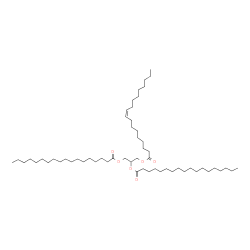 ChemSpider 2D Image | 2,3-DISTEARO-1-OLEIN | C57H108O6