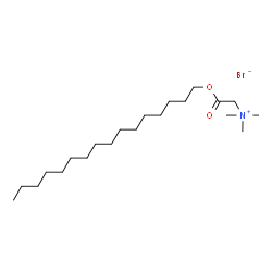 ChemSpider 2D Image | 2-(Hexadecyloxy)-N,N,N-trimethyl-2-oxoethanaminium bromide | C21H44BrNO2