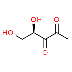 ChemSpider 2D Image | (4R)-4,5-Dihydroxy-2,3-pentanedione | C5H8O4