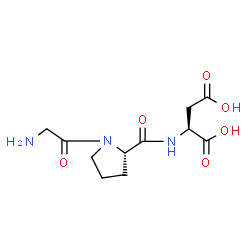ChemSpider 2D Image | Glycyl-L-prolyl-L-aspartic acid | C11H17N3O6