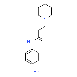 ChemSpider 2D Image | N-(4-aminophenyl)-3-piperidin-1-ylpropanamide | C14H21N3O