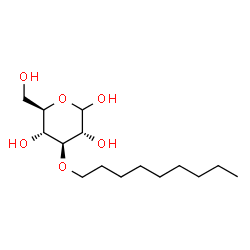 ChemSpider 2D Image | 3-O-Nonyl-D-glucopyranose | C15H30O6