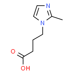 ChemSpider 2D Image | 4-(2-Methyl-1H-imidazol-1-yl)butanoic acid | C8H12N2O2