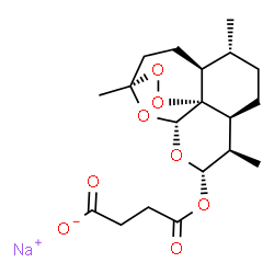 ChemSpider 2D Image | sodium artesunate | C19H27NaO8