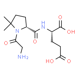 ChemSpider 2D Image | Glycyl-5,5-dimethyl-D-prolyl-L-glutamic acid | C14H23N3O6