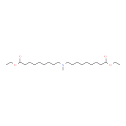 ChemSpider 2D Image | Diethyl 9,9'-(methylimino)dinonanoate | C23H45NO4