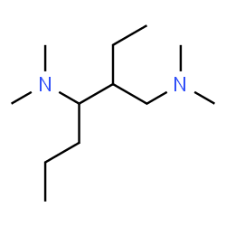 ChemSpider 2D Image | 2-Ethyl-N,N,N',N'-tetramethyl-1,3-hexanediamine | C12H28N2
