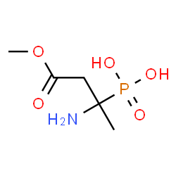 ChemSpider 2D Image | (2-Amino-4-methoxy-4-oxo-2-butanyl)phosphonic acid | C5H12NO5P