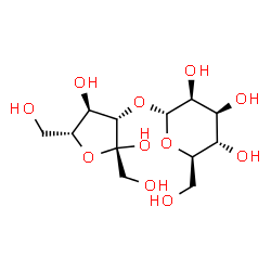 ChemSpider 2D Image | 3-O-alpha-D-Mannopyranosyl-beta-D-fructofuranose | C12H22O11