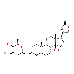 ChemSpider 2D Image | Odoroside A | C30H46O7