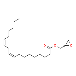 ChemSpider 2D Image | 2-Oxiranylmethyl (9Z,12Z)-9,12-octadecadienoate | C21H36O3