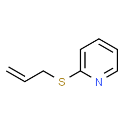 ChemSpider 2D Image | 2-(Allylsulfanyl)pyridine | C8H9NS