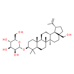 ChemSpider 2D Image | (3beta)-28-Hydroxylup-20(29)-en-3-yl alpha-D-mannopyranoside | C36H60O7