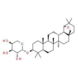 ChemSpider 2D Image | (3beta,18alpha,19beta)-19,28-Epoxyoleanan-3-yl beta-L-arabinopyranoside | C35H58O6