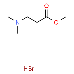 ChemSpider 2D Image | Methyl 3-(dimethylamino)-2-methylpropanoate hydrobromide (1:1) | C7H16BrNO2