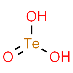ChemSpider 2D Image | Tellurous acid | H2O3Te