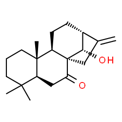 ChemSpider 2D Image | (14S)-14-Hydroxykaur-16-en-7-one | C20H30O2